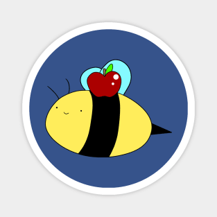 Bee and Apple Magnet